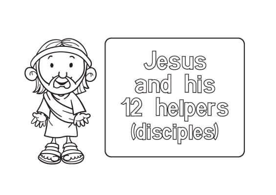 The 12 Disciples Coloring - Payhip