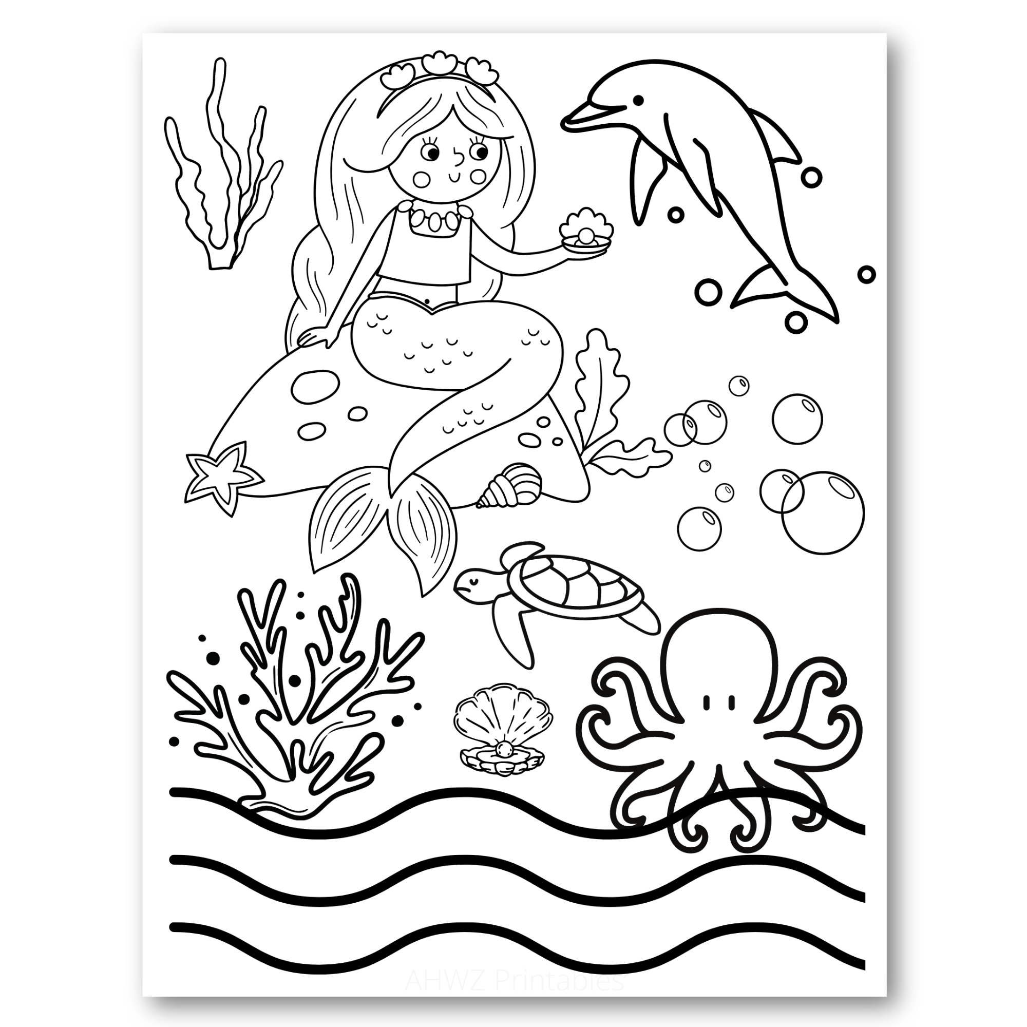 Summer Coloring Book for Kids