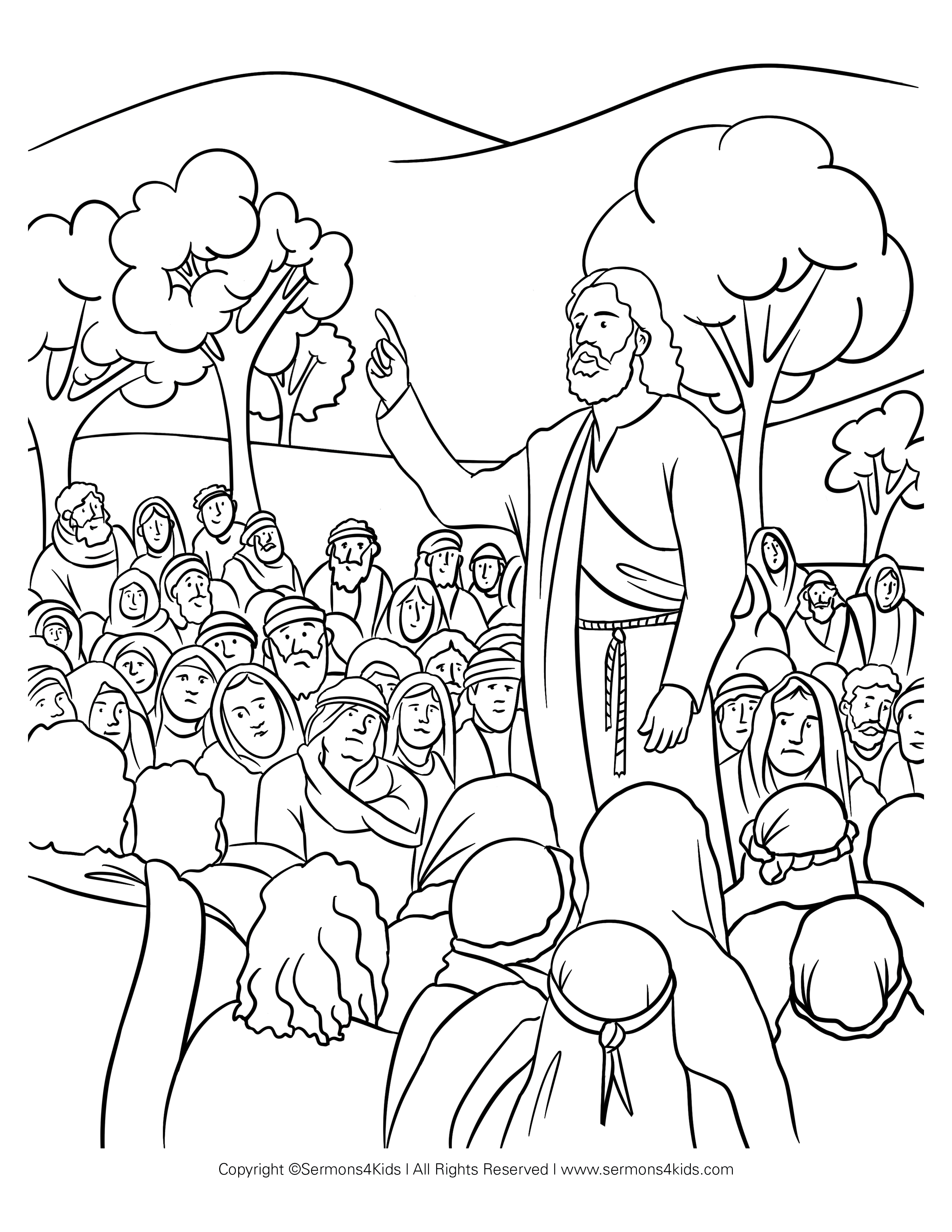 Sermon on the Mount | Childrens Sermons from Sermons4Kids.com ...