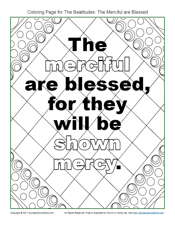 Beatitudes Sunday School Activities and Resources | Sermons4kids ...
