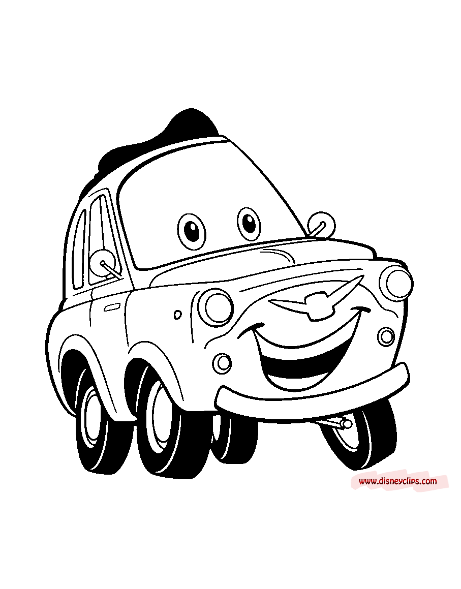 Disney Pixars Cars Coloring Pages | Disneyclips.com