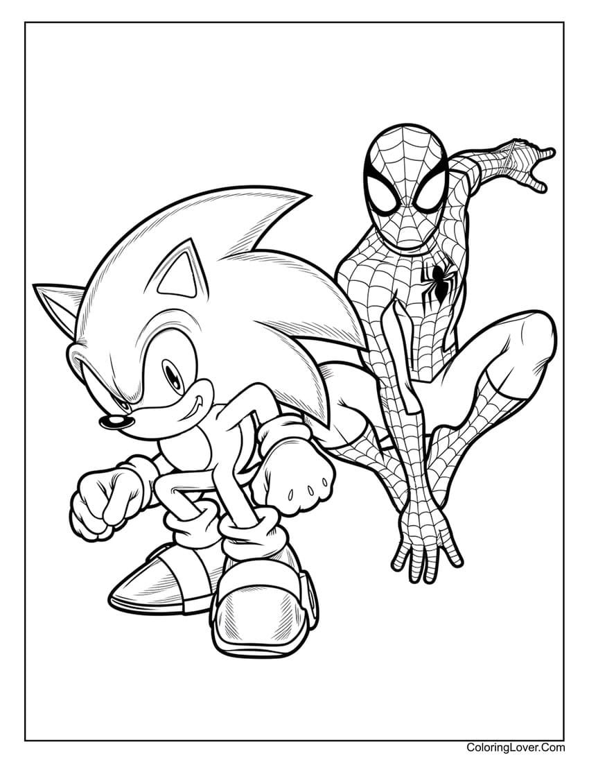 64 Sonic Coloring Pages (Free Printables for All Ages)