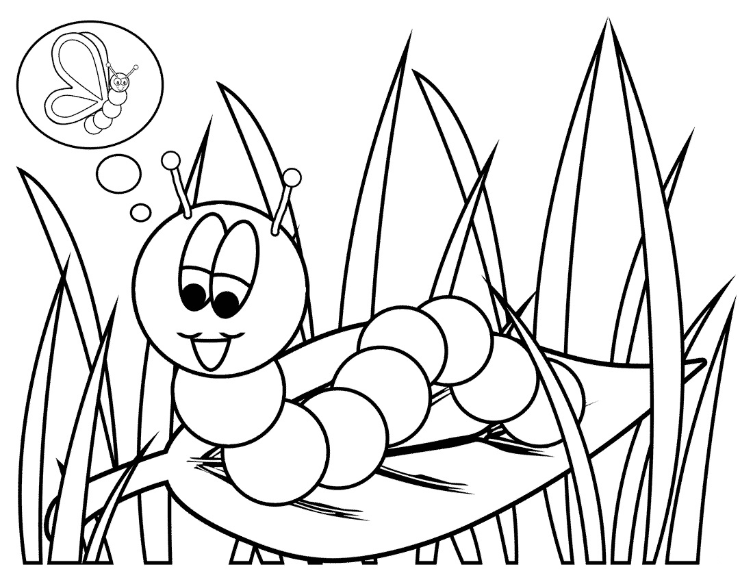 Caterpillar #18222 (Animals) – Free Printable Coloring Pages