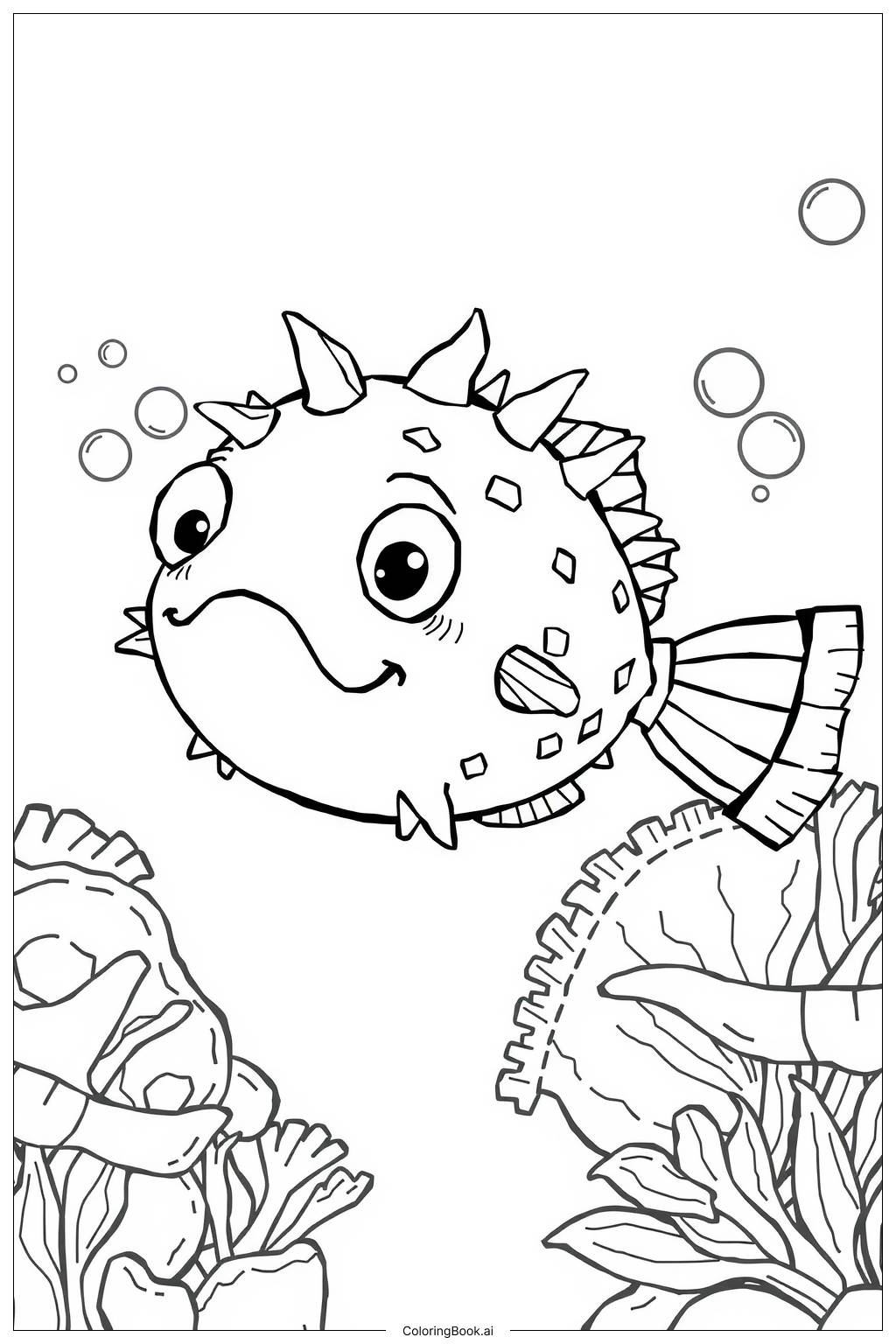 40 fish coloring pages (Free PDF & PNG Printables)