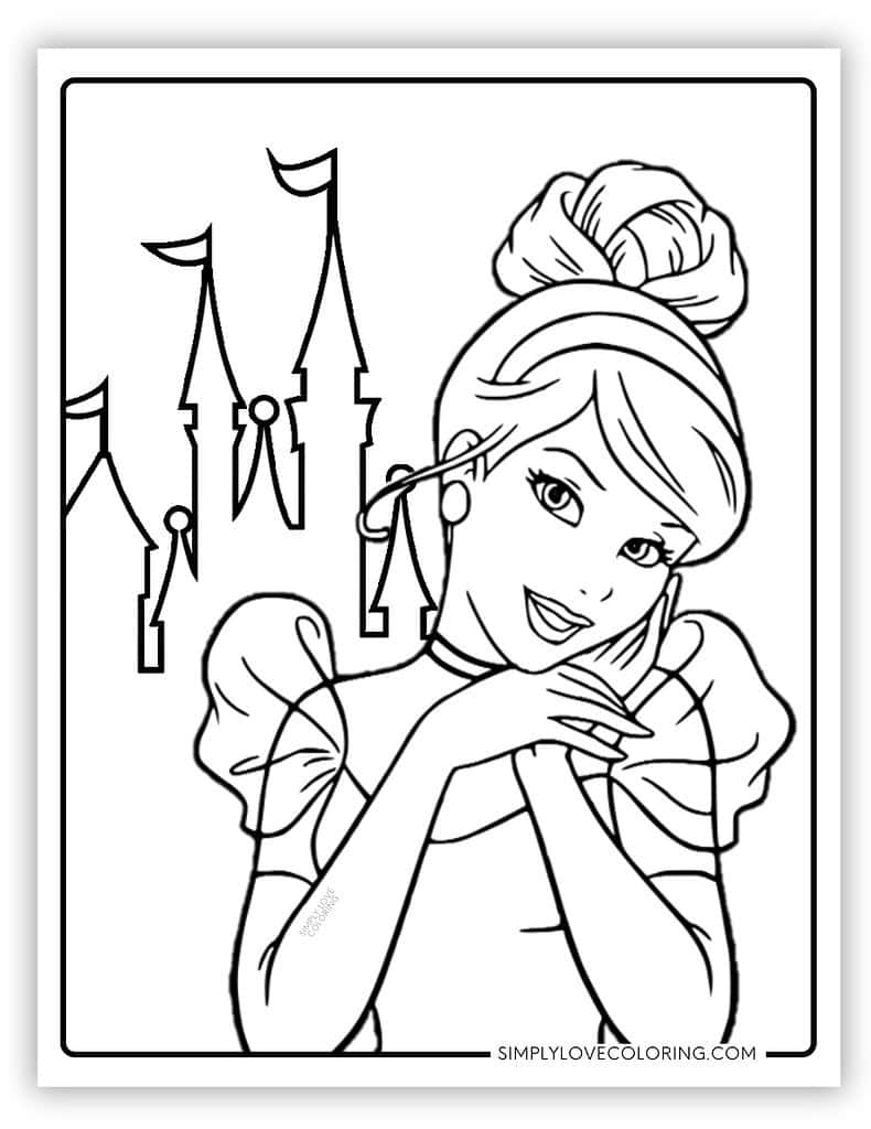 Disney Princess Coloring Pages (Free PDF Printables) - Simply Love ...