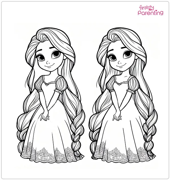 25 Princess Coloring Pages - Free Printable, Sheets and Images for ...