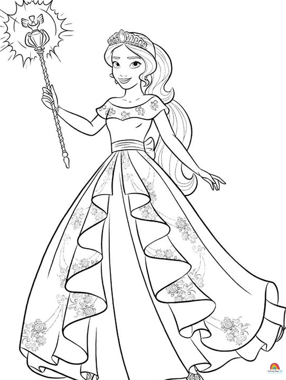 Creative Coloring Adventures: Easy Disney Princess Coloring Pages ...