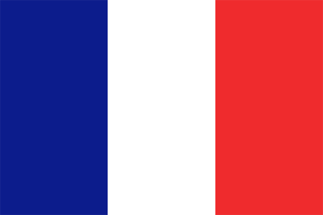 Coloring page for the flag of France