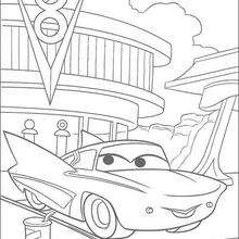 Francesco bernoulli - cars 2 coloring pages - Hellokids.com