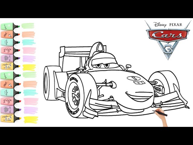 Francesco Bernoulli Disney Pixar Cars Coloring and Drawing ...