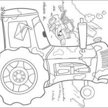 Francesco bernoulli - cars 2 coloring pages - Hellokids.com