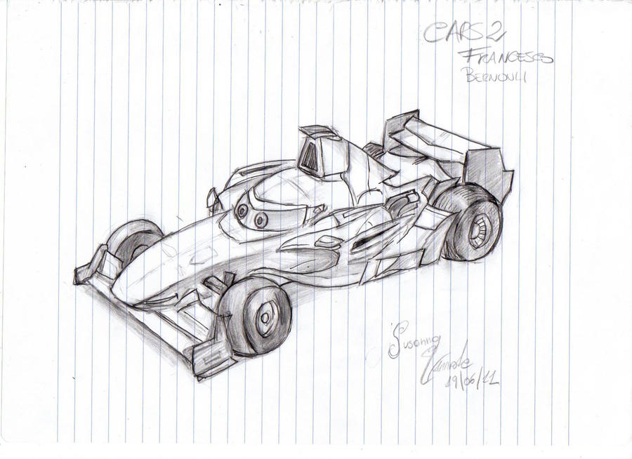Cars 2 Francesco bernoulli by PikkolaPungu on DeviantArt
