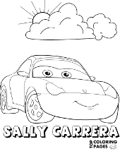 Cars coloring page of Francesco Bernoulli and Guido