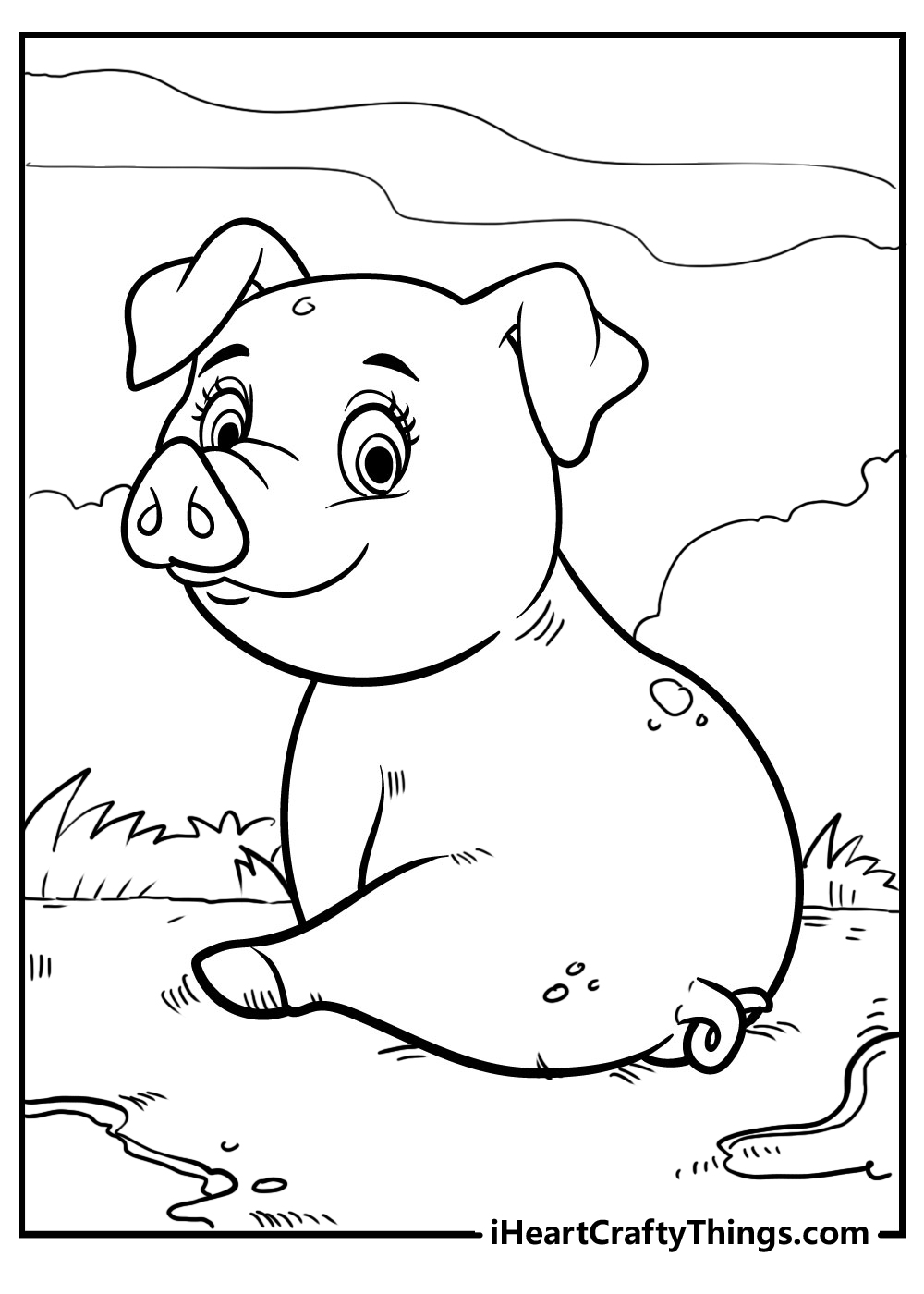 25 Pig Coloring Pages (100% Free Printables)