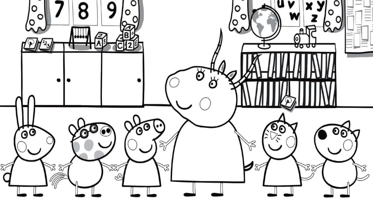 Peppa Pig Coloring Pages – Printable Coloring Pages. FREE