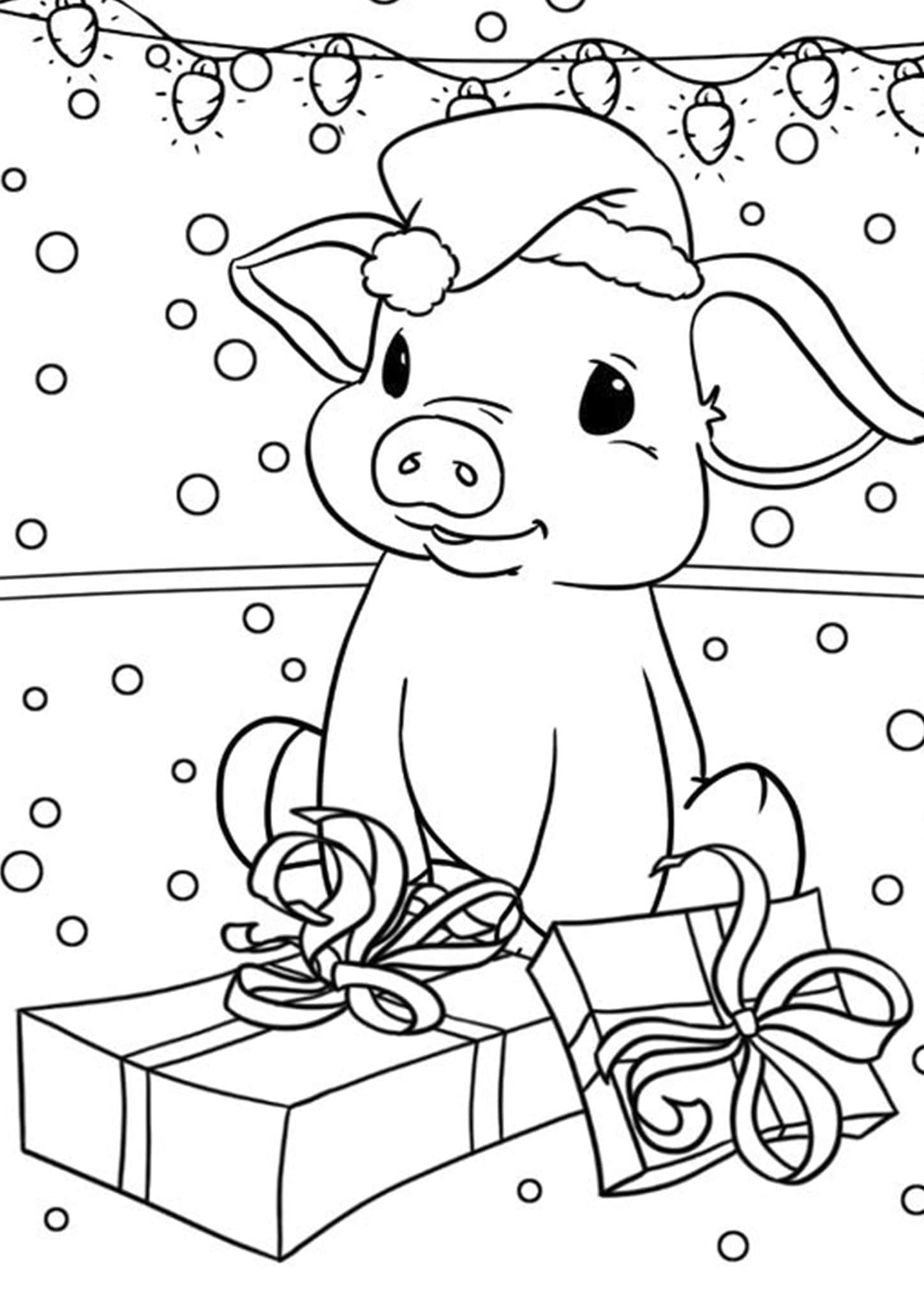 Free & Easy To Print Pig Coloring Pages - Tulamama