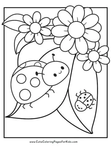 Cute Coloring Pages For Kids - Free Printable Coloring Sheets for Kids