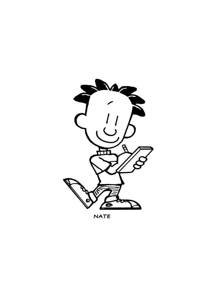 Big Nate coloring pages