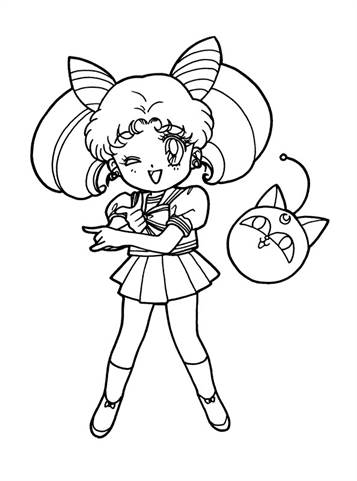 Kids-n-fun.com | 66 coloring pages of Sailor Moon