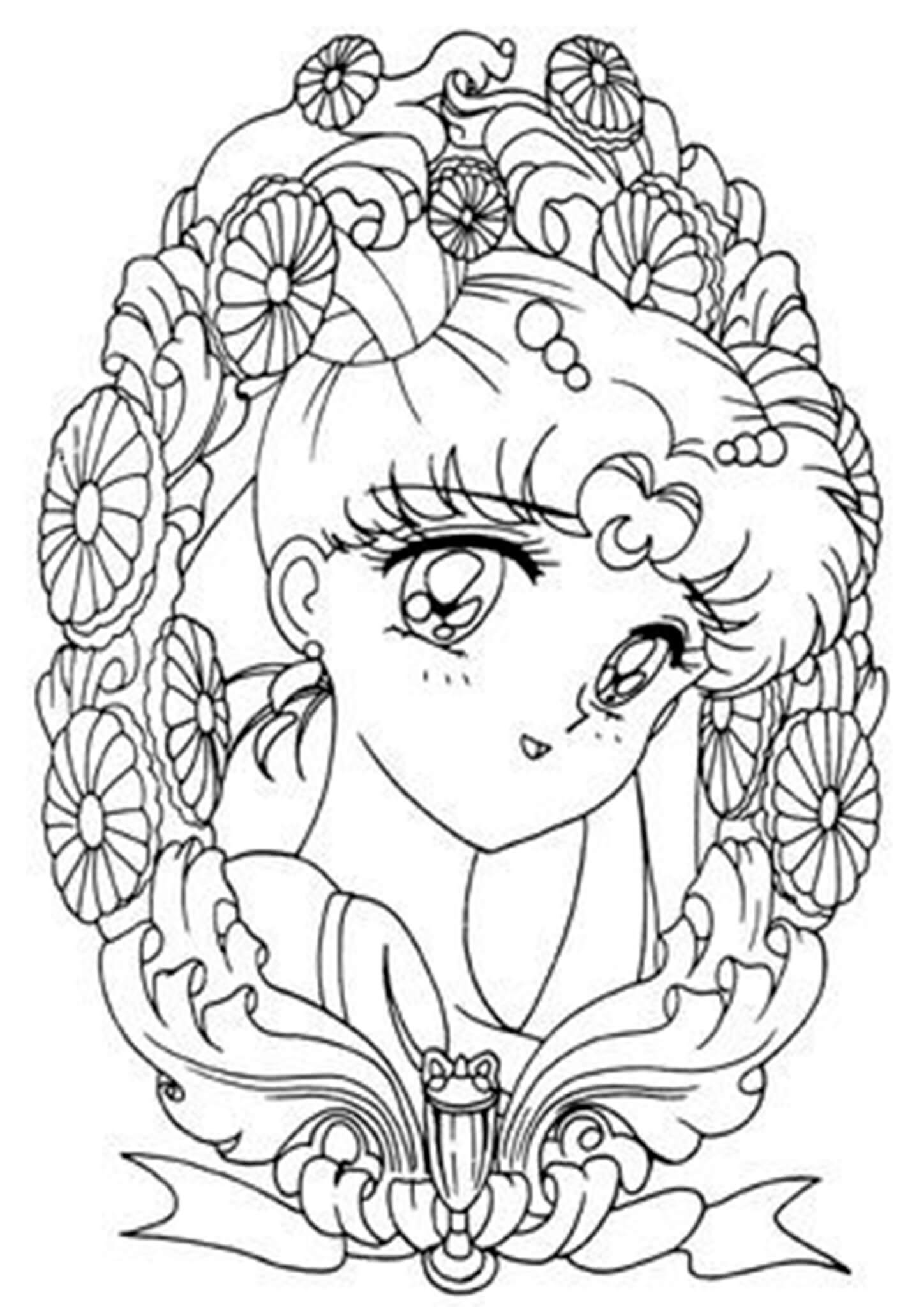 Free & Easy To Print Sailor Moon Coloring Pages - Tulamama