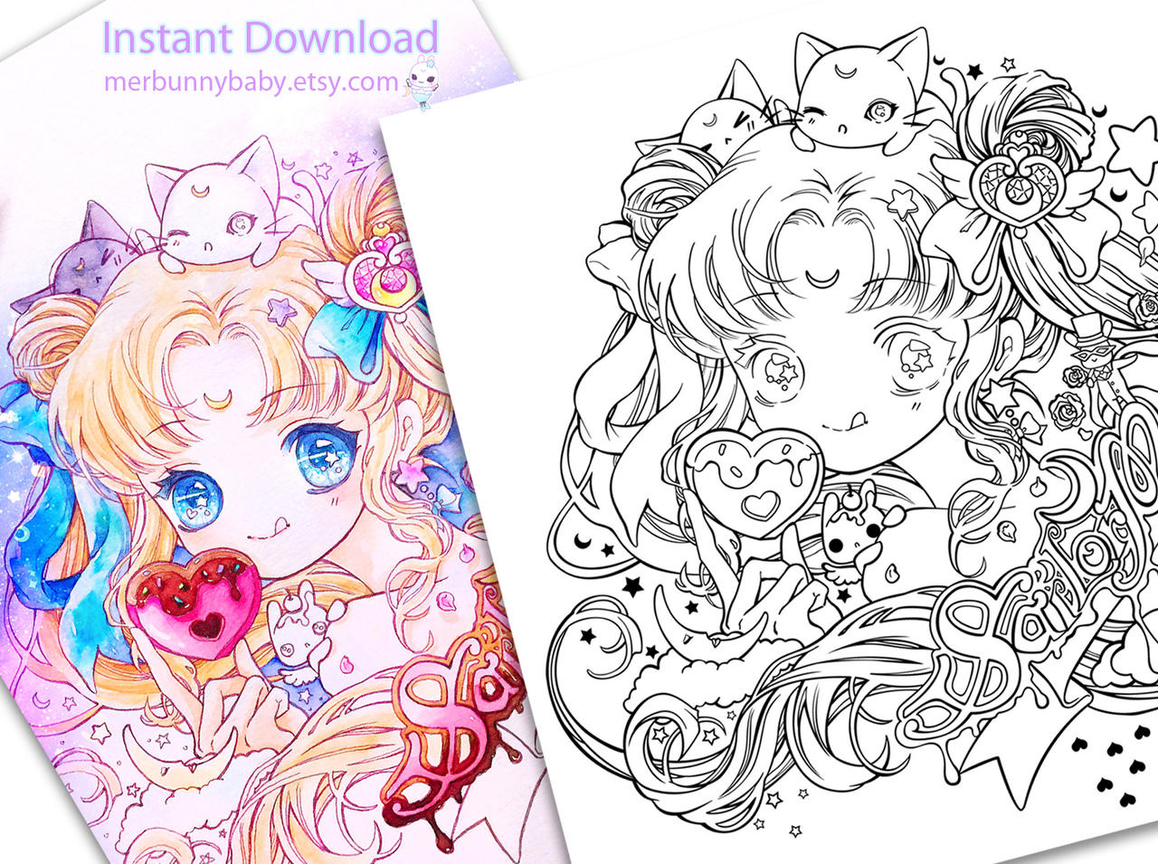 Sailor moon coloring page by tho-be on DeviantArt