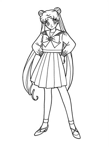 Kids-n-fun.com | 66 coloring pages of Sailor Moon