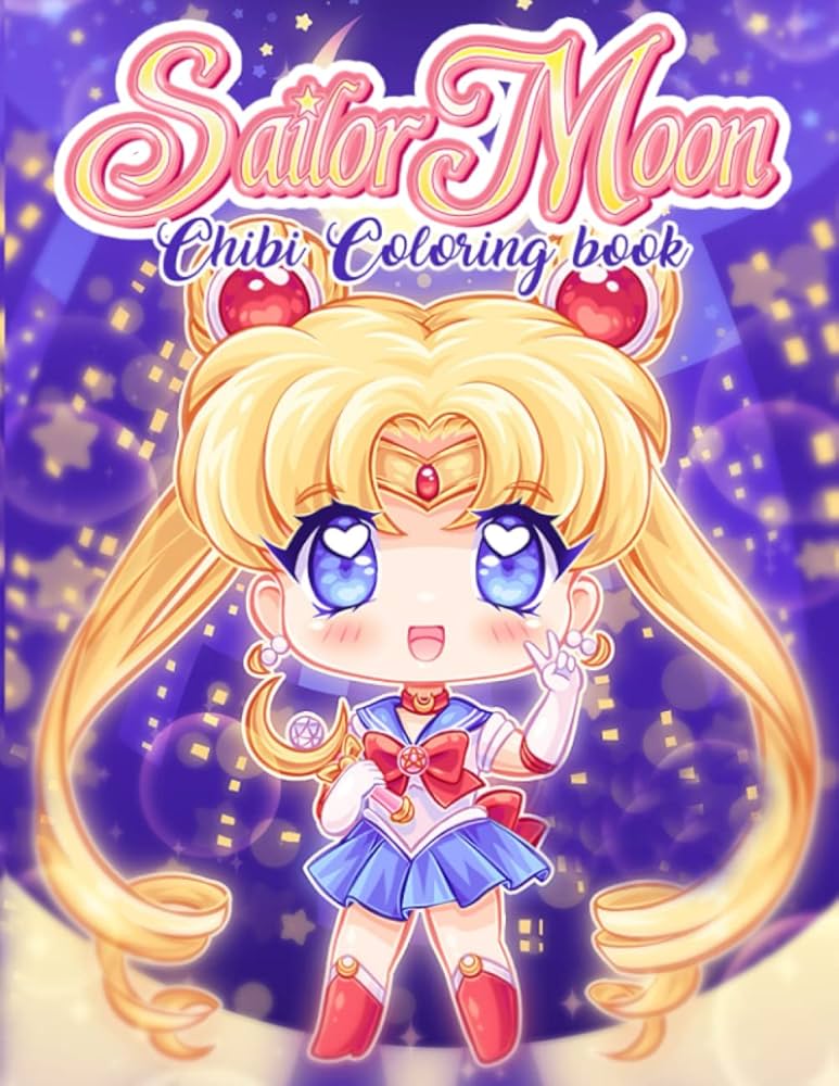 Sailor Moon Chibi Coloring Book Edition 2022: Sailor Moon Coloring ...