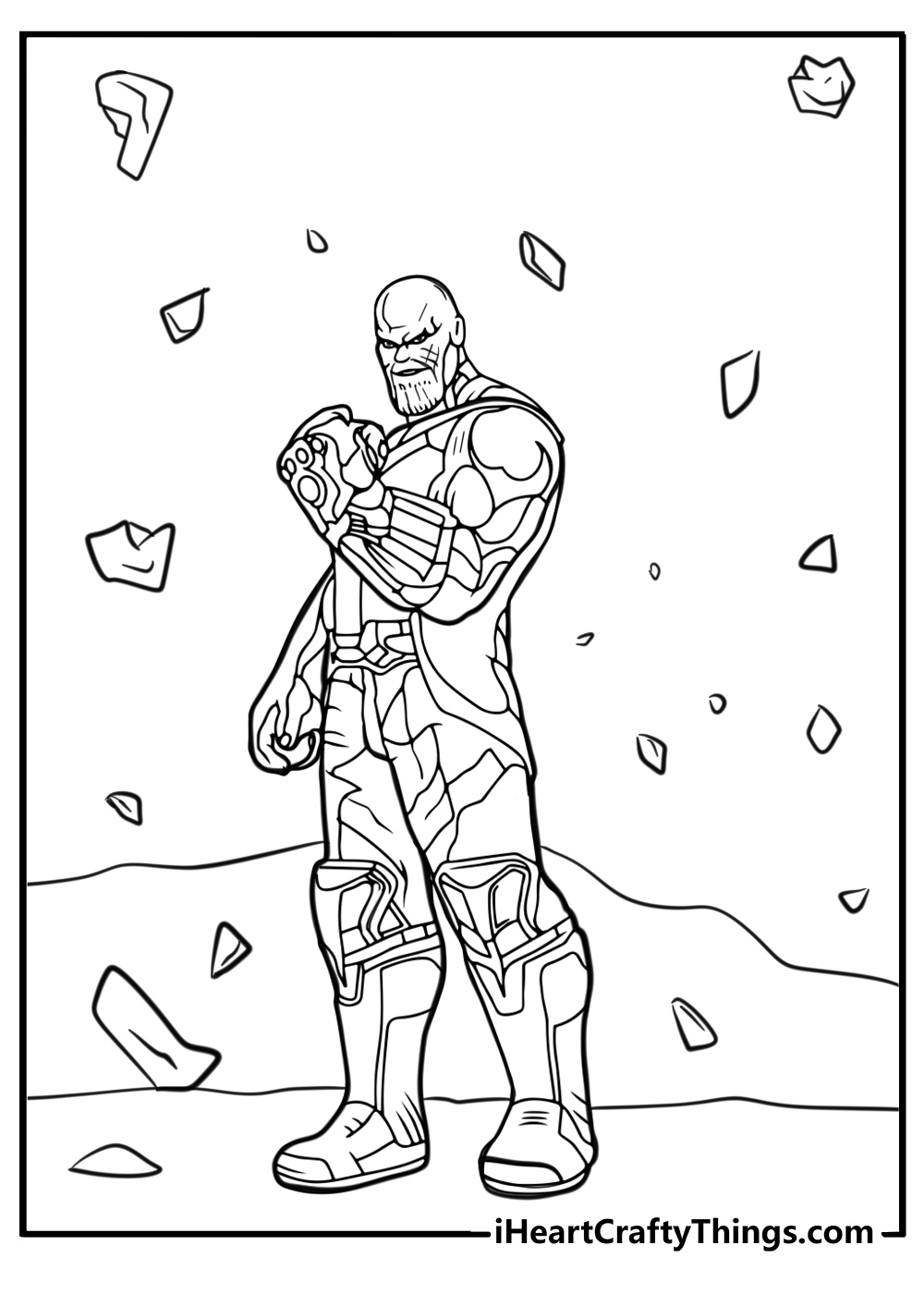 25 Thanos Coloring Pages (100% Free To Print)