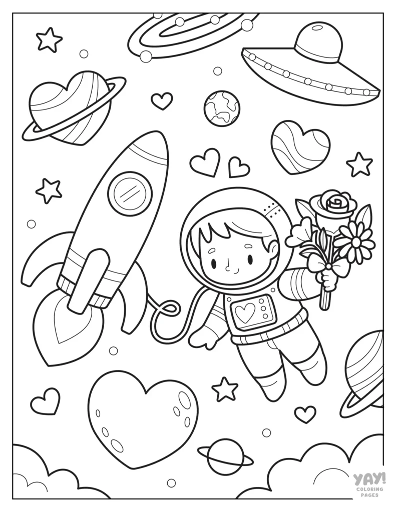Valentines Day Coloring Pages (Free Printables)