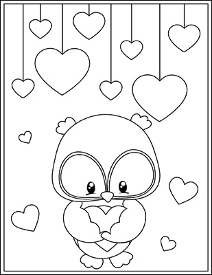 Free Valentines Day Coloring Pages for Kids (7 Free Printable Pages)
