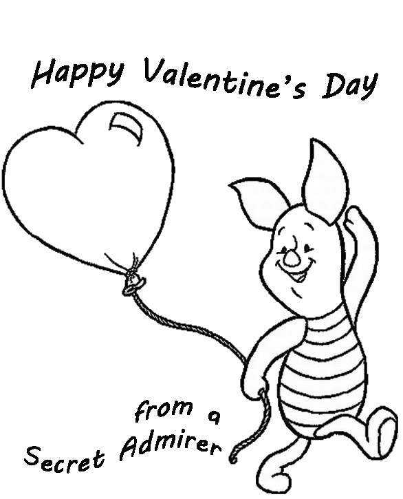 DISNEY COLORING PAGES: HAPPY VALENTINES DAY COLORING SHEET ...