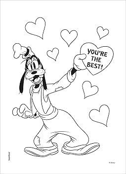 Disney Minnie: Share the Love: Colortivity with Stickers: Editors ...