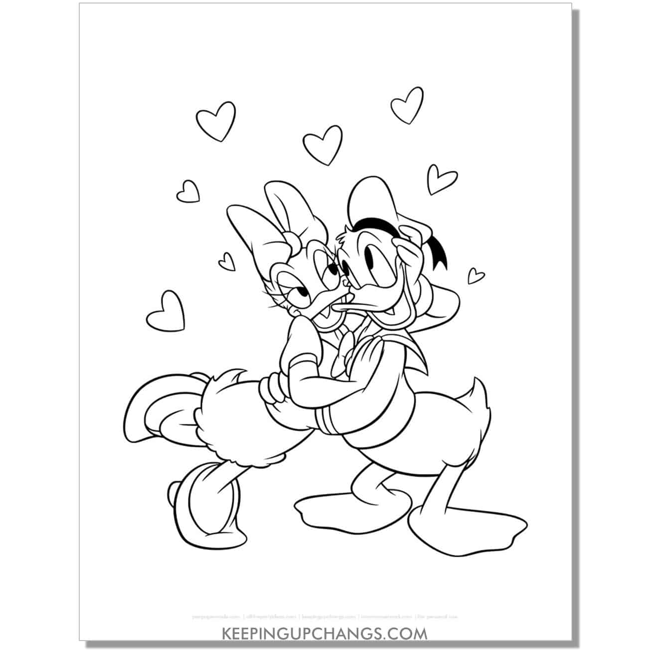 Free Disney Valentines Day Coloring Pages, Sheets [TOP Printables!]