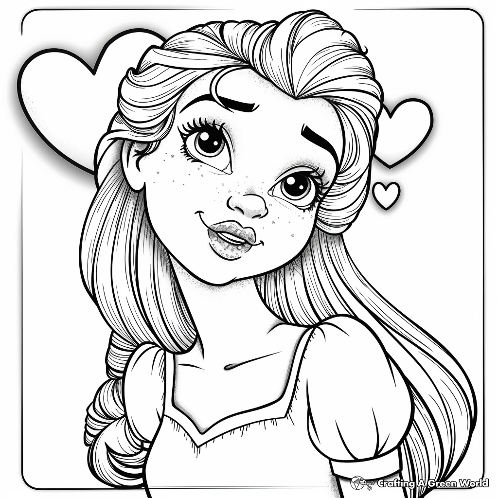 Valentines Day Disney Coloring Pages - Free & Printable!