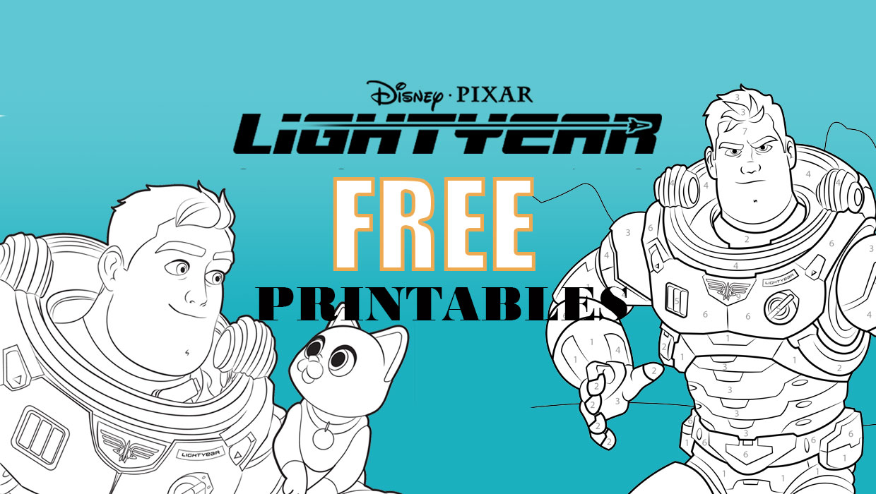 Lightyear Coloring Pages and Printable Activity Sheets