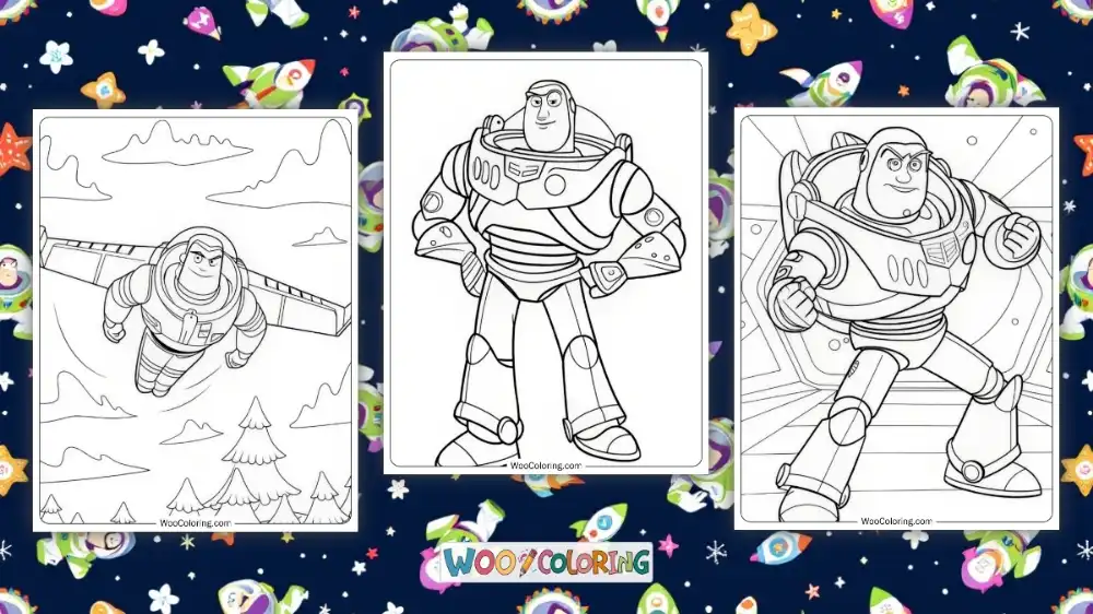 100+ Buzz Lightyear coloring pages (Free PDF To Print) | Woo Coloring