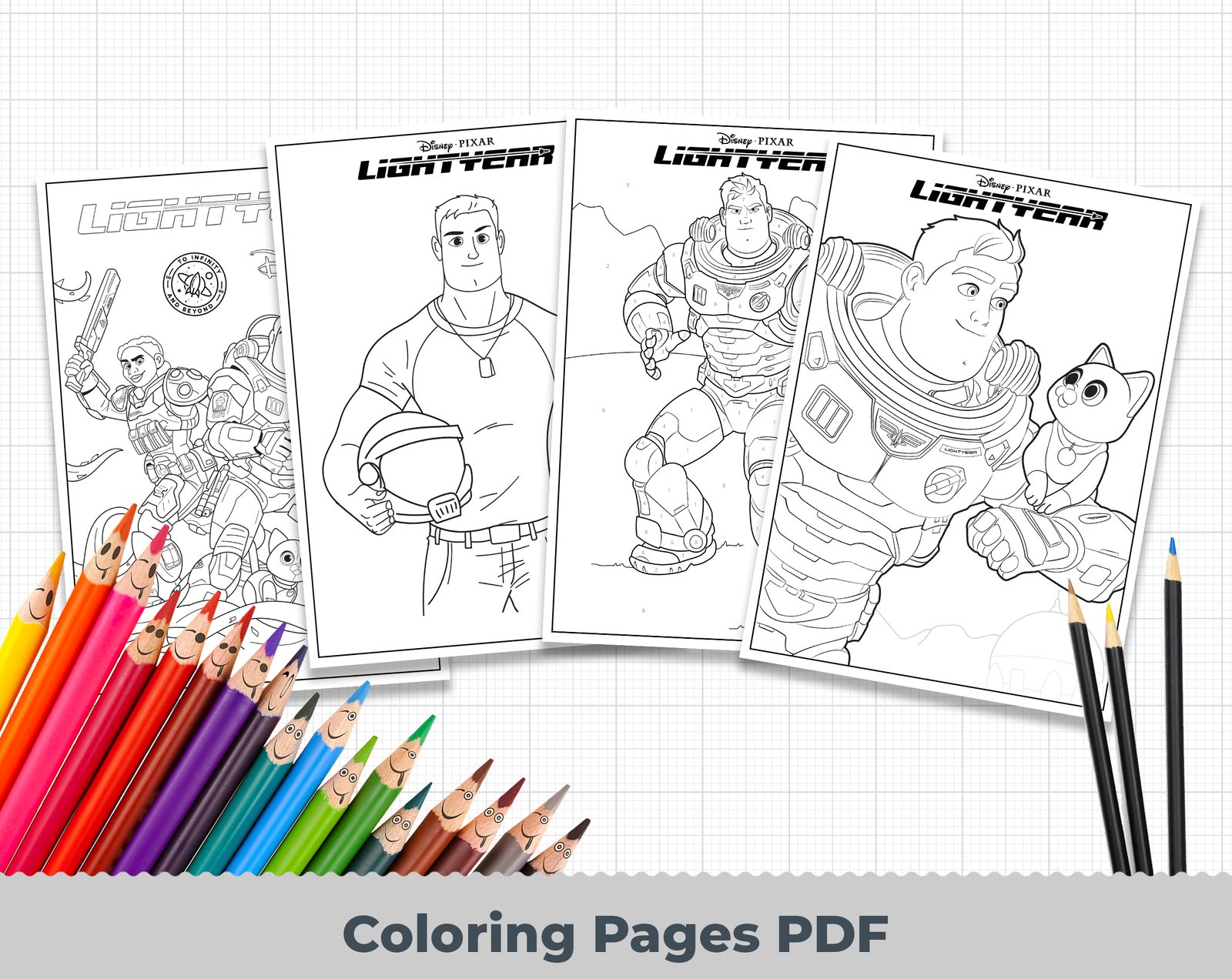 Lightyear Coloring Pages | Lightyear Birthday | Lightyear ...