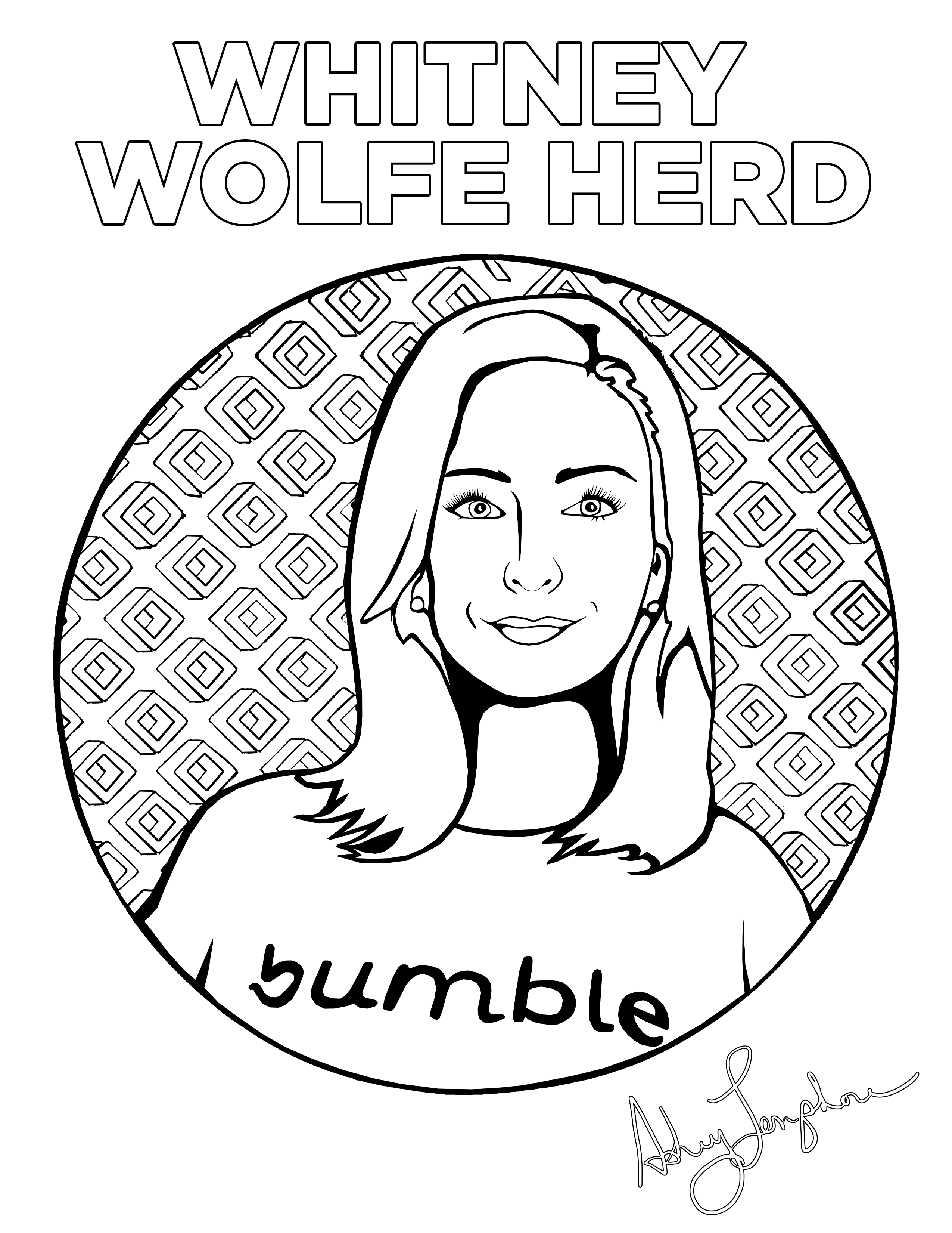 ashleylongshoreart Downloadable Mighty Women Coloring Pages ...