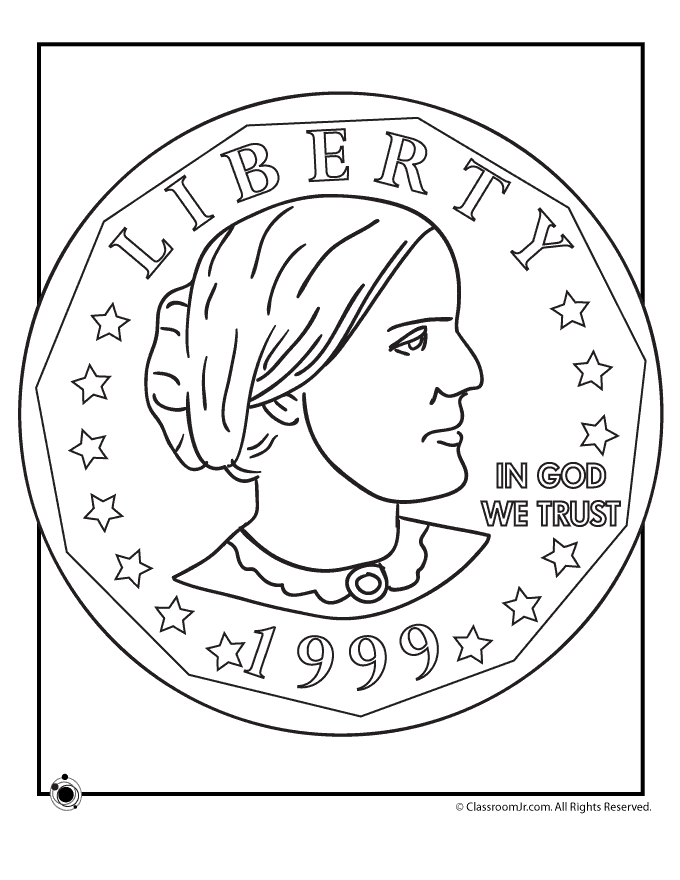 Printable Coloring Page Art Nouveau Woman with Flowers