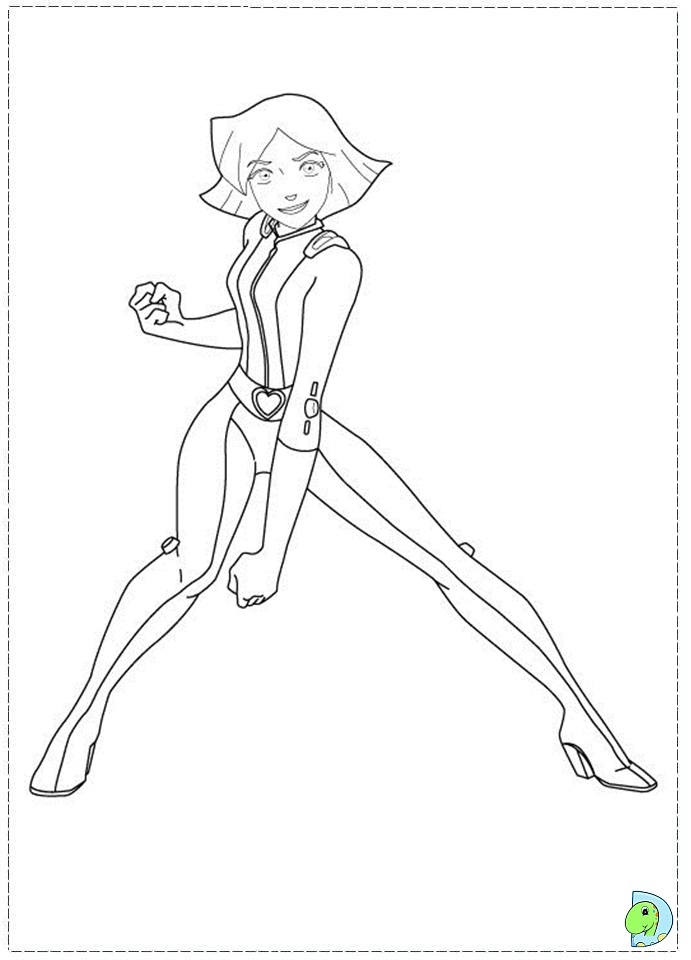 Totally spies coloring pages- DinoKids.org