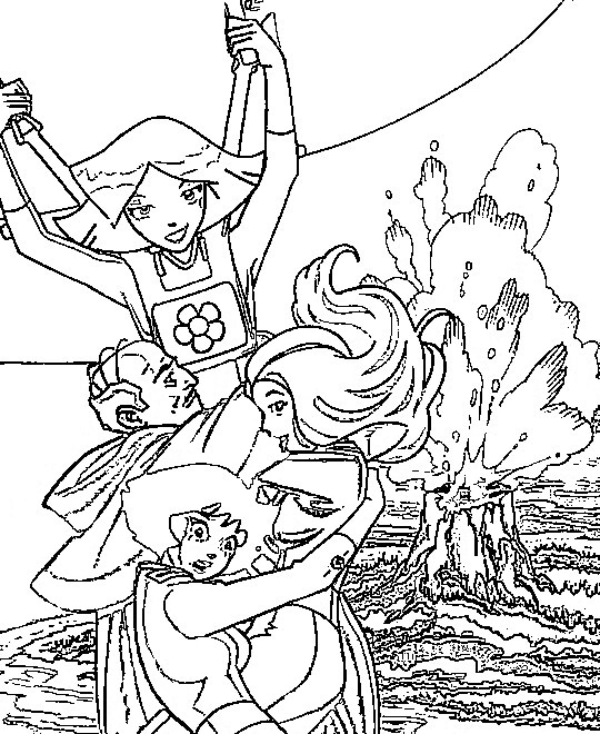Coloring Page - Totally spies coloring pages 0