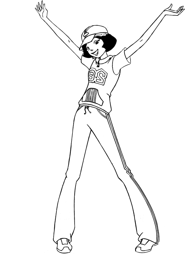 Coloring Page - Totally spies coloring pages 10