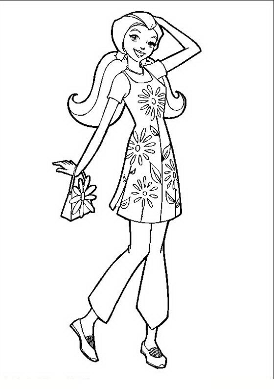 Coloring Pages Totally Spies 1