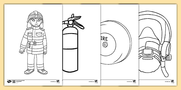 Sparky® Fire Truck and Friends Coloring Pad – CanOps