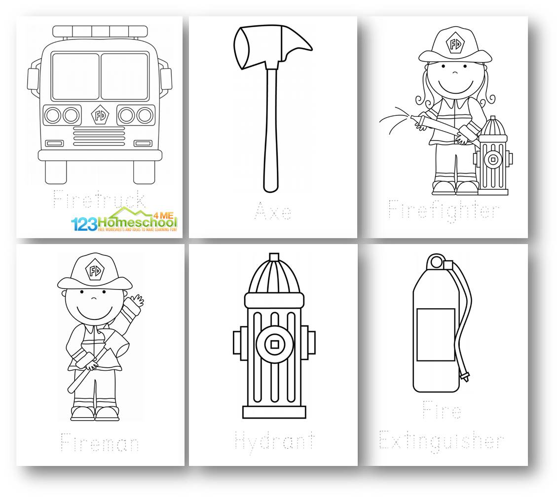 i can be a firefighter coloring sheet | San Carlos Park Fire ...