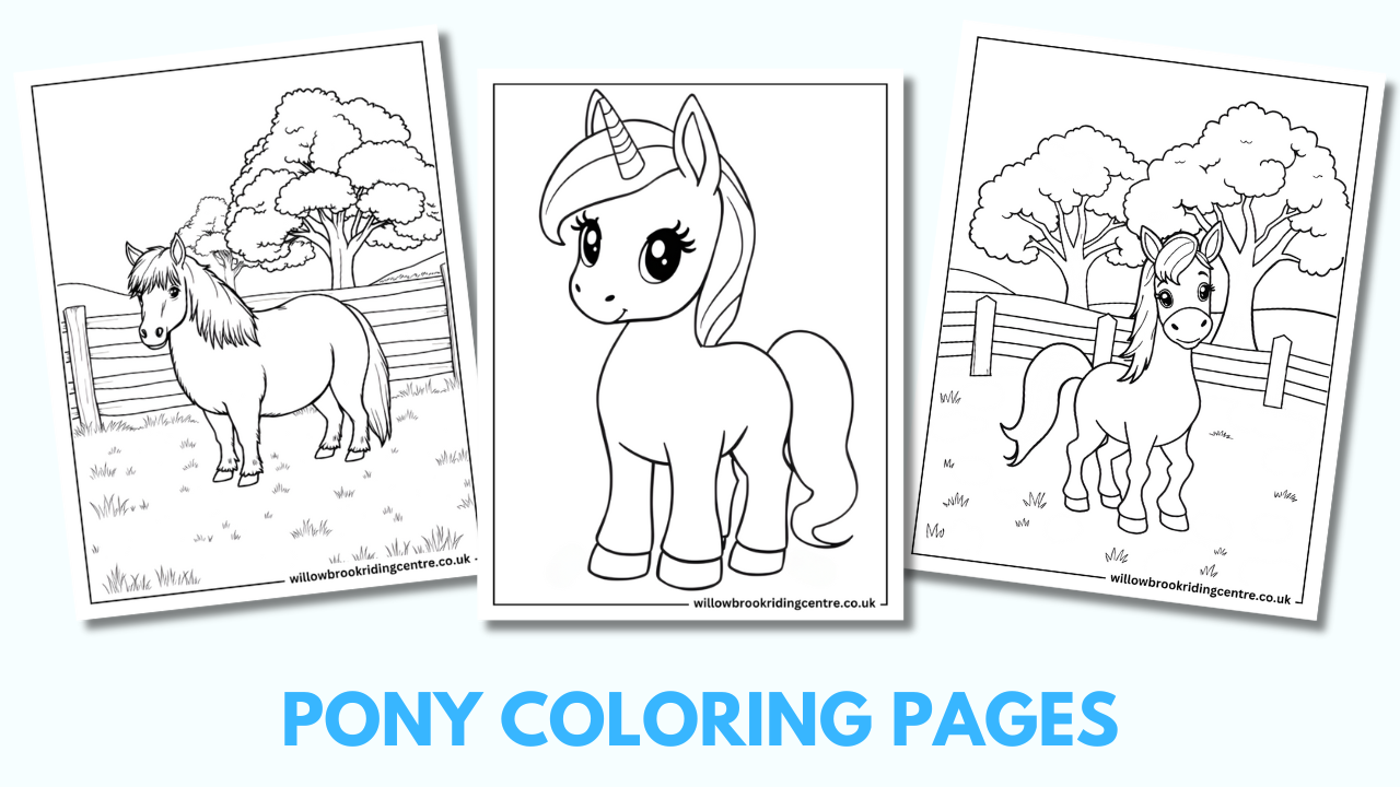 22 Pony Coloring Pages (Free PDF Printables) For Kids
