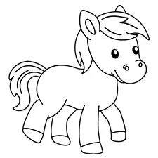 12 Pony Coloring Pages (Free Printable PDFs)