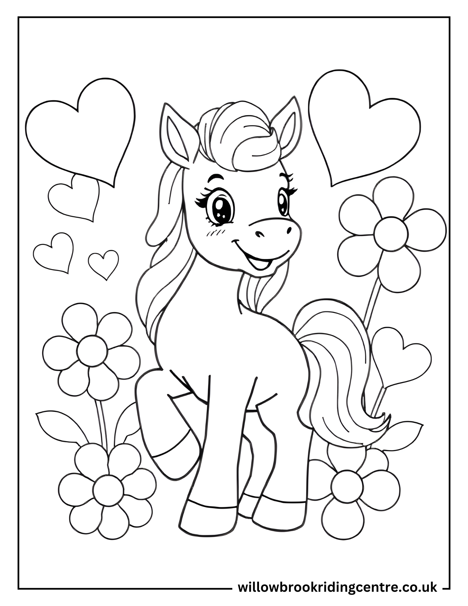 22 Pony Coloring Pages (Free PDF Printables) For Kids
