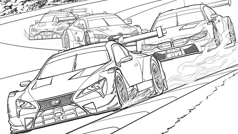 50 shades of cray-on: the best car colouring pages for kids
