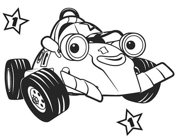 Race Car Coloring Pages – Printable Coloring Pages. FREE